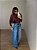 Body Drapeado Costanza Marrom - Imagem 6