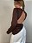 Blusa Transpassada Valmont Marrom - Imagem 10