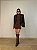 Vestido Curto Drapeado Valmont Marrom - Imagem 6
