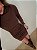 Vestido Curto Drapeado Valmont Marrom - Imagem 4