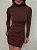 Vestido Curto Drapeado Valmont Marrom - Imagem 5