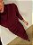 Vestido Midi Drapeado Solenna Vermelho Bordô - Imagem 2