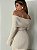 Vestido Curto Tricot Ravello Bege - Imagem 6