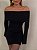 Vestido Curto Tricot Ravello Preto - Imagem 6