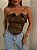 Corselet Courino Beatrice Marrom Claro - Imagem 1