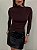 Blusa Drapeada Fiorenza Marrom - Imagem 1