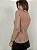 Blusa Tricot Transparência Solenna Bege Escuro - Imagem 8