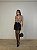 Blusa Tricot Transparência Solenna Bege Escuro - Imagem 9