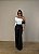 Calça Courino Wide Leg Leonelle Preta - Imagem 7