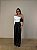 Calça Courino Wide Leg Leonelle Preta - Imagem 9