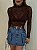 Saia Curta Maelle Jeans Cargo - Imagem 2