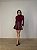 Saia Curta Courino Delphine Vermelho Bordô - Imagem 6