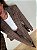 Maxi Blazer Alfaiataria Xadrez Costanza Marrom - Imagem 3