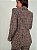 Maxi Blazer Alfaiataria Xadrez Costanza Marrom - Imagem 14