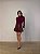 Body Franzido Delphine Vermelho Bordô - Imagem 4