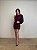 Vestido Curto Nula Manga Ravena Roxo Uva - Imagem 7