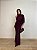 Vestido Longo Bellizzi Roxo Uva - Imagem 1