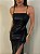 Vestido Midi Courino Rosavelle Preto - Imagem 7