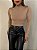 Body Franzido Delphine Bege - Imagem 1