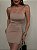 Vestido Curto Alcinha Vallena Bege - Imagem 2
