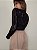 Cropped Tricot Transparência Noélia Preto - Imagem 7