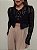 Cropped Tricot Transparência Noélia Preto - Imagem 4