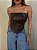 Corselet Courino Beatrice Marrom Escuro - Imagem 1
