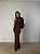 Vestido Longo Bellizzi Marrom - Imagem 1