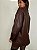 Maxi Camisa Courino Valenza Marrom Chocolate - Imagem 12