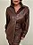 Maxi Camisa Courino Valenza Marrom Chocolate - Imagem 3