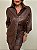 Maxi Camisa Courino Valenza Marrom Chocolate - Imagem 11
