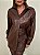 Maxi Camisa Courino Valenza Marrom Chocolate - Imagem 7