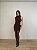 Vestido Curto Tricot Modal Rosavelle Marrom - Imagem 3