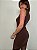Vestido Curto Tricot Modal Rosavelle Marrom - Imagem 7