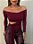 Calça Courino Savelli Vermelho Bordô - Imagem 2