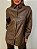 Maxi Camisa Courino Valenza Marrom - Imagem 2