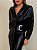 Maxi Camisa Courino Valenza Preta - Imagem 1