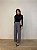 Body Franzido Delphine Preto - Imagem 7