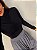 Body Franzido Delphine Preto - Imagem 8