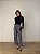 Body Franzido Delphine Preto - Imagem 2