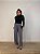 Body Franzido Delphine Preto - Imagem 5
