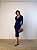 Vestido Midi Tricot Modal Ravello Azul Marinho - Imagem 1