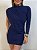 Vestido Curto Valenza Azul Marinho - Imagem 1