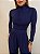Body Franzido Delphine Azul Marinho - Imagem 5