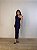 Vestido Midi Drapeado Alouette Azul Marinho - Imagem 3