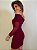 Vestido Curto Tule Vermelho Bordô - Imagem 8