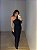 Vestido Midi Drapeado Alouette Preto - Imagem 3
