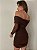 Vestido Curto Tule Marrom - Imagem 6