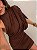 Vestido Curto Drapeado Bellizzi Marrom - Imagem 3