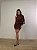 Vestido Curto Drapeado Bellizzi Marrom - Imagem 8